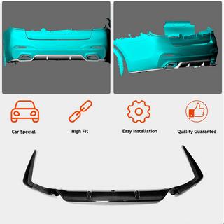 Rear bumper diffuser V6 (for M-Sport, carbon) BMW 5 Series G30/G31 2017–2023 photo 4