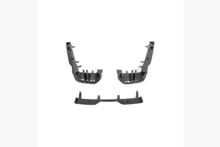 BMW 5/i5 Series G60/G60E/G61 2023- Rear Bumper Diffuser (for M-Sport, Carbon) Photo 8