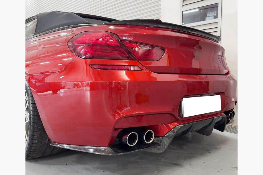 BMW 6 Series F12/F13/F06 2011-2018 Rear Bumper Diffuser V1 (for M6, Carbon) Photo 4