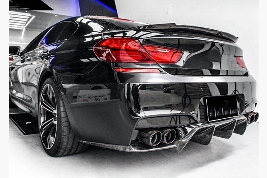 BMW 6 Series F12/F13/F06 2011-2018 Rear Bumper Diffuser V1 (for M6, Carbon) Photo 7