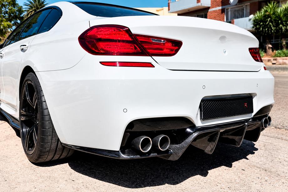 BMW 6 Series F12/F13/F06 2011-2018 Rear Bumper Diffuser V1 (for M6, Carbon) Image