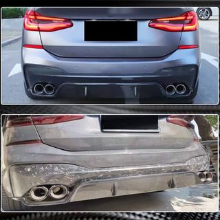 Rear Bumper Diffuser V1 for M-Sport 2017-2020, Carbon BMW 6 Series G32 2017- photo 4