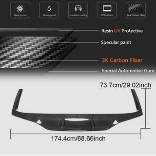 Rear Bumper Diffuser Carbon (for M-Sport 2019-2022, Carbon) BMW 7 Series G11/G12 2015-2022 photo 4