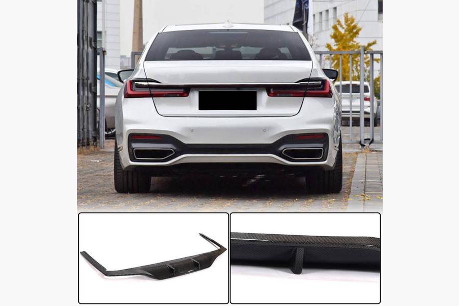 BMW 7 Series G11/G12 2015-2022 Rear Bumper Diffuser Carbon (for M-Sport 2019-2022, Carbon) Image