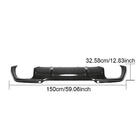BMW 8 Series G14/G15/G16 2018- Rear Bumper Diffuser (for F93, Carbon) photo 8
