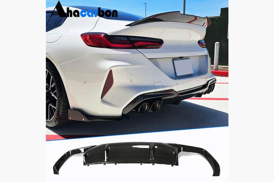 BMW 8 Series G14/G15/G16 2018- Rear Bumper Diffuser (for F93, Carbon) Image