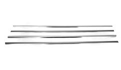 SsangYong Action 2005-2018 Side window chrome trims (4 pcs, stainless steel) photo 2