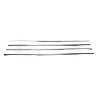 Side window chrome trims (4 pcs, stainless steel) SsangYong Action 2005-2018 photo 2