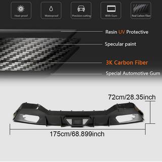Rear Bumper Diffuser V1 for G14/G15 M-Sport, Carbon BMW 8 Series G14/G15/G16 2018- photo 4