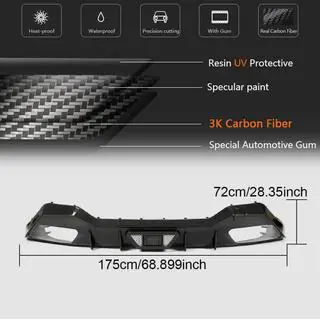 Rear Bumper Diffuser V1 for G14/G15 M-Sport, Carbon photo 4