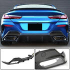 BMW 8 Series G14/G15/G16 2018- Rear Bumper Diffuser V2 for G14/G15 M-Sport, Carbon photo 2