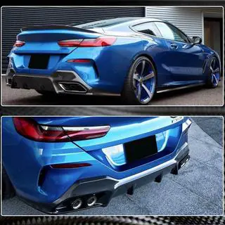 Rear Bumper Diffuser V2 for G14/G15 M-Sport, Carbon photo 4