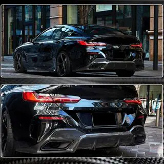 Rear Bumper Diffuser V2 (for G16 M-Sport, Carbon) photo 4