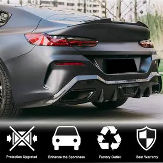 Rear Bumper Diffuser V1 for G16 M-Sport, Carbon photo 3