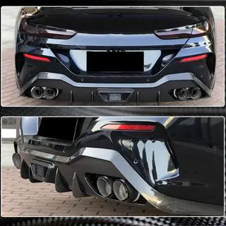 Rear Bumper Diffuser V1 for G16 M-Sport, Carbon photo 4