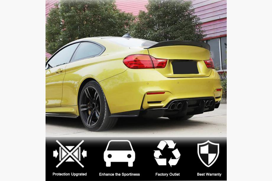 BMW 3 Series F30/F31 2012-2019 Rear Bumper Diffuser V1 (for F80, Carbon) Photo 2