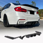 BMW 3 Series F30/F31 2012-2019 Rear Bumper Diffuser V6 (for F80, Carbon) photo 9