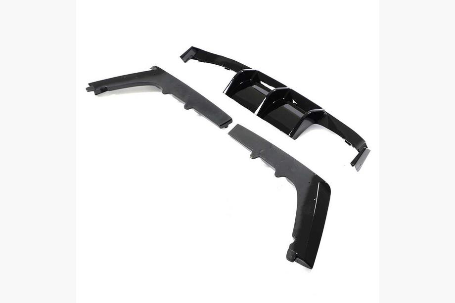 BMW 3 Series F30/F31 2012-2019 Rear Bumper Diffuser ABS V14 (for F80) Photo 7