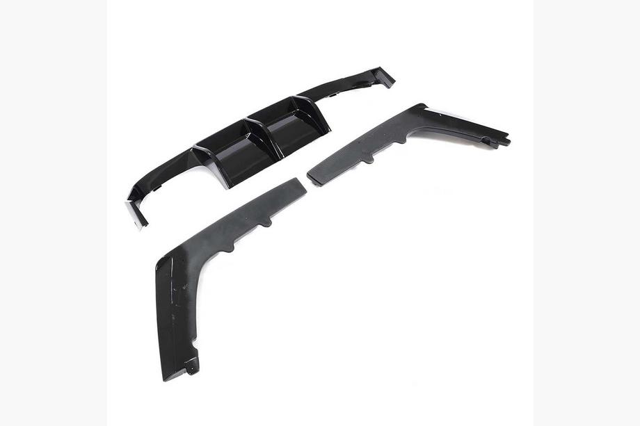 BMW 3 Series F30/F31 2012-2019 Rear Bumper Diffuser ABS V14 (for F80) Photo 8