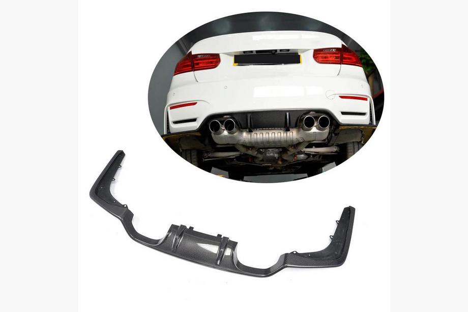 BMW 4 Series F32/F33/F36 2012-2020 Rear Bumper Diffuser V3 (for F82/F83, Carbon) Photo 2