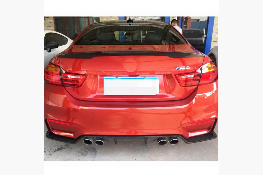 BMW 4 Series F32/F33/F36 2012-2020 Rear Bumper Diffuser V3 (for F82/F83, Carbon) Photo 3