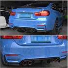 BMW 4 Series F32/F33/F36 2012-2020 Rear Bumper Diffuser Carbon ABS V14 (for F82/F83) photo 2