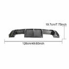 BMW 3 Series G20/G21 2018- Rear Bumper Diffuser V1 (for G80, Carbon) photo 14