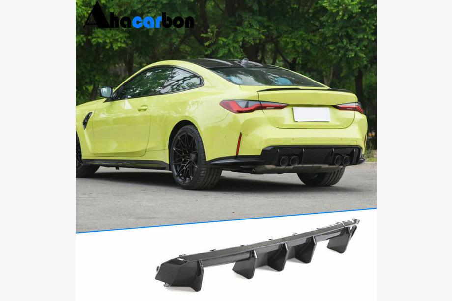 BMW 3 Series G20/G21 2018- Rear Bumper Diffuser V1 (for G80, Carbon) Image