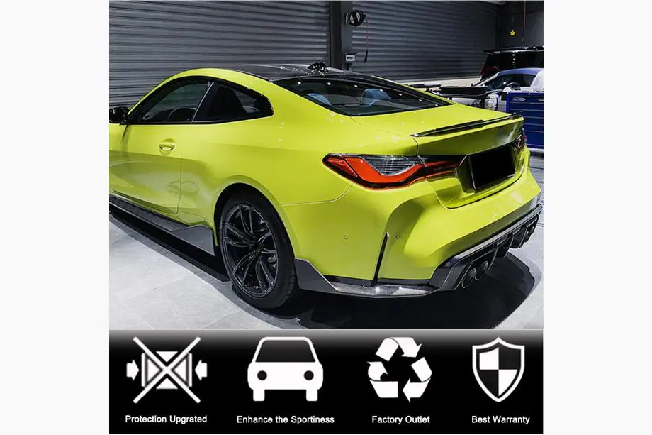 BMW 3 Series G20/G21 2018- Rear Bumper Diffuser V3 (for G80, Carbon) Photo 2