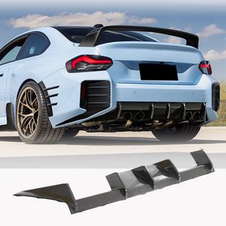 Rear Bumper Diffuser V3 (for G87, Carbon) BMW 2 Series G42 2021- photo 1