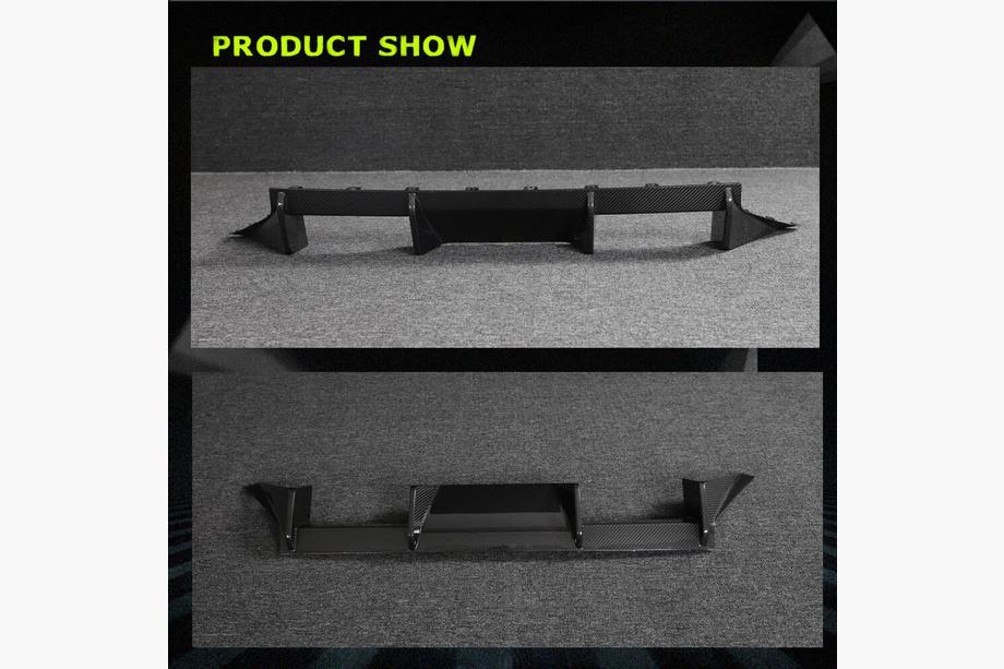 BMW 2 Series G42 2021- Rear Bumper Diffuser V4 (for G87, Carbon) Photo 3