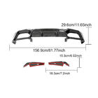 BMW X3 G01 2018- Rear Bumper Diffuser V1 for F97 2018-2021, Carbon photo 5