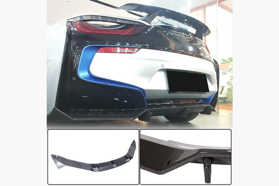 BMW I8 2014-2020 Rear Bumper Diffuser (Carbon) Photo 1