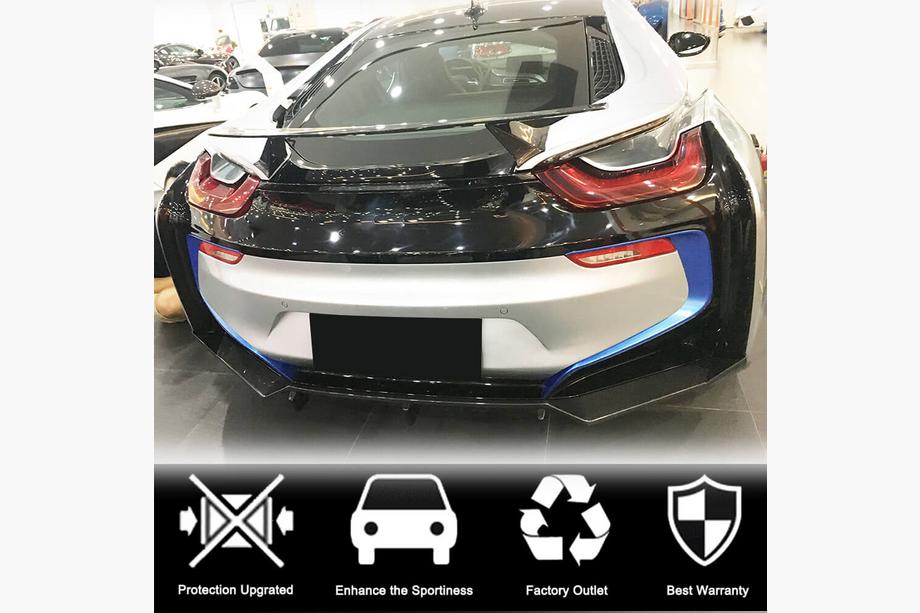 BMW I8 2014-2020 Rear Bumper Diffuser (Carbon) Photo 2