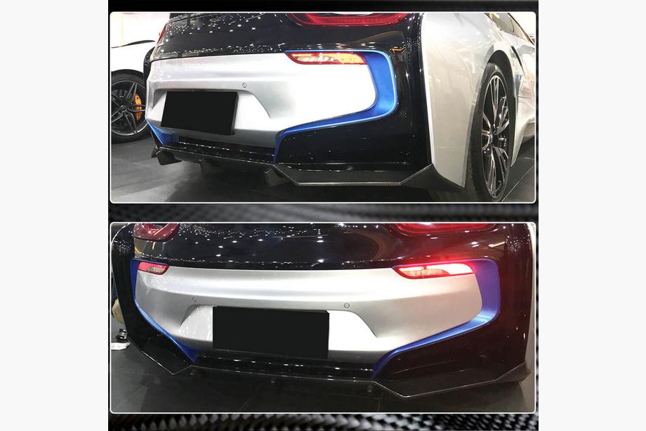 BMW I8 2014-2020 Rear Bumper Diffuser (Carbon) Photo 3