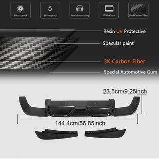 Rear Bumper Diffuser V2 (for F97 2018-2021, Carbon) photo 4