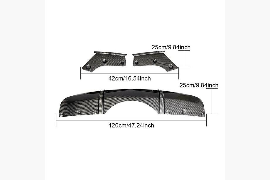 BMW X5 F15 2013-2018 Rear Bumper Diffuser V2 (for M-Sport, Carbon) Photo 8