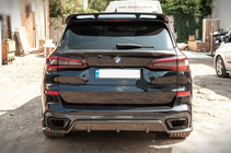 BMW X5 G05 2019–2026 Rear Bumper Diffuser V2 (2018-2022, Real Carbon) photo 6