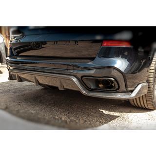 Rear Bumper Diffuser V2 (2018-2022, Real Carbon) BMW X5 G05 2019–2026 photo 1