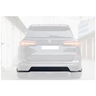 Rear Bumper Diffuser V2 (2018-2022, Gloss Black) BMW X5 G05 2019–2026 photo 3