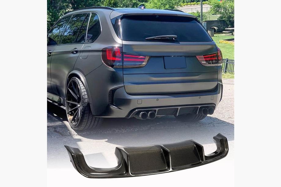 BMW X5 F15 2013-2018 Rear Diffuser V2 (for F85, Carbon) Image