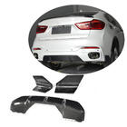 BMW X6 F16 2014-2019 Rear Bumper Diffuser V1 (for M-Sport, Carbon) photo 1