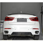 BMW X6 F16 2014-2019 Rear Bumper Diffuser V1 (for M-Sport, Carbon) photo 3