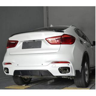 Rear Bumper Diffuser V1 (for M-Sport, Carbon) BMW X6 F16 2014-2019 photo 2