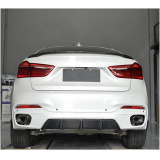 Rear Bumper Diffuser V1 (for M-Sport, Carbon) BMW X6 F16 2014-2019 photo 3