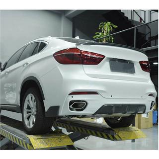 Rear Bumper Diffuser V1 (for M-Sport, Carbon) BMW X6 F16 2014-2019 photo 4