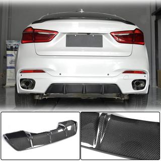 Rear Bumper Diffuser V2 (for M-Sport, Carbon) BMW X6 F16 2014-2019 photo 1