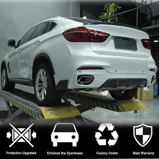 Rear Bumper Diffuser V2 (for M-Sport, Carbon) BMW X6 F16 2014-2019 photo 2
