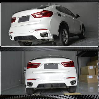 Rear Bumper Diffuser V2 (for M-Sport, Carbon) BMW X6 F16 2014-2019 photo 3