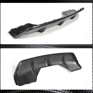 Rear Bumper Diffuser V2 (for M-Sport, Carbon) BMW X6 F16 2014-2019 photo 4